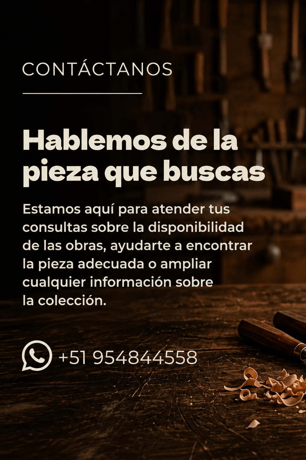 Datos de contacto de Materia de Autor
